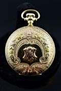 Beautiful 14K Multi-Color Gold Ladies Pocketwatch