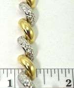 Eye-Catching 14K White & Yellow Gold San Marco Bracelet