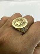 14K Yellow Gold Rolex Ring