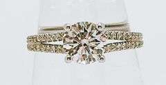 Magnificent high quality 18kt Solid Gold & Diamond Wedding Set! 1.53 Carats!