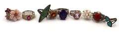 925 Sterling Silver Rings Lot