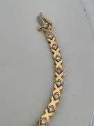 CERTIFIED BRAND NEW 14K YELLOW GOLD DIAMOND BRACELET