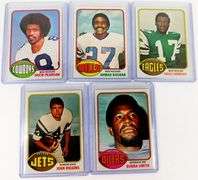 5 Topps 1976 Football Greats