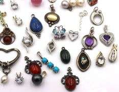 Group lot of Vintage 925 sterling silver pendants