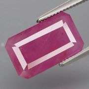 UNTREATED! 5.13ct violet red Winza Ruby
