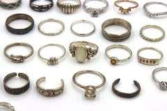 Group to of Vintage 925 sterling silver rings