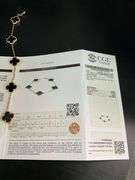 CERTIFIED BRAND NEW 18K YELLOW GOLD CLOVER LEAF BRACELET