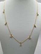 2.26 ctw F, VVS1 lab grown diamond with 18" 14k gold pendent