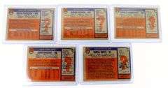 5 Topps 1976 Football Greats