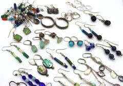 Group lot of Vintage 925 sterling silver earrings