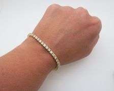 Certified 5.02CTW Earth Mined Diamond Bracelet