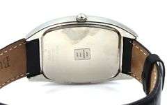 Bulova watch with black leather strap