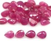 Simply gorgeous 8.25ct reddish pink Ruby set