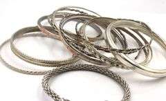 925 Sterling Silver Bangle Lot