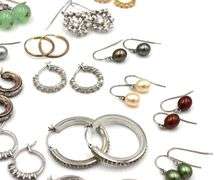 Group lot of Vintage 925 sterling silver earrings