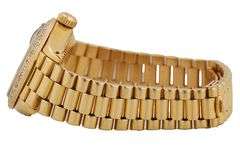 Rolex Date just 6917, 26mm, Aftermarket Diamond Bezel, 18K Yellow Gold Ladies Watch