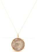 Ancient Roman Gordian III silver Antoninianus coin pendant on chain