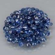 Heated only! 3.08ct top blue sapphire set