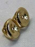 14K Yellow Gold Round Brilliant Cut Lab Diamond Cluster Earring