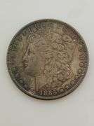 1885 Morgan Silver Dollar, Toned UNC