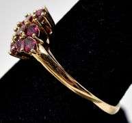Alluring 14K Yellow Gold Red Spinel Gemstone Ring