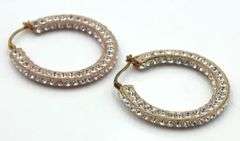 Lot of Vintage 925 sterling silver hoop earrings and bracelet