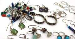 Group lot of Vintage 925 sterling silver earrings