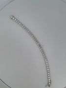 CERTIFIED BRAND NEW 14K WHITE GOLD TENNIS BRACELET. 10.00 CARATS OF DIAMONDS.
