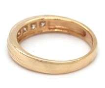 14kt Yellow gold 0.35ctw channel set diamond band
