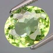 Bright green! Untreated! 2.22ct Peridot from Pakistan!