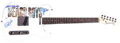 The Beach Boys Johnston Marks Mike Love Signed Graphics Guitar Exact Proof ACOA