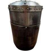 Black Knight Medieval Helmet 18 Gauge Steel