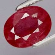Transparent! Heated only! 1.96ct violet red Ruby!