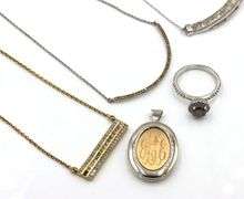 Group lot of Vintage 925 sterling silver mixed jewelry