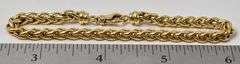 Wonderful 18K Yellow Gold Chain Bracelet