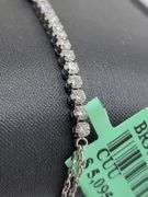 18K White Gold Adjustable Diamond Bracelet
