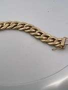 CERTIFIED 14K YELLOW GOLD MIAMI CUBAN LINK DIAMOND BRACELET