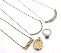 Group lot of Vintage 925 sterling silver mixed jewelry