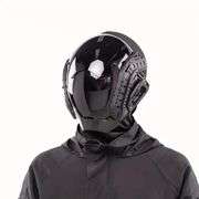 Futuristic Sci-Fi Helmet Mask
