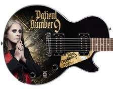 Ozzy Osbourne Signed Custom Epiphone "Patient #9" Graphics Guitar