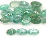 Bright emerald green 6.77ct 22pc Emerald set