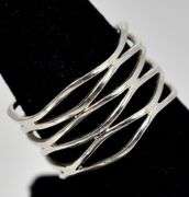 1/2 inch Wide Sterling Silver Band