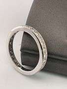 CERTIFIED BRAND NEW  14K WHITE GOLD DIAMOND BAND