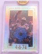 2002 Topps Tribute - Hank Aaron #1 Lasting Impressions /76