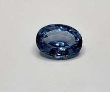 Very large sky blue , very fine quality Topaz - 18.49 ct