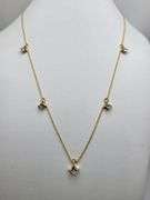 1.55ctw F, VVS1 lab grown diamond with 18" 14k gold pendent