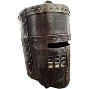 Black Knight Medieval Helmet 18 Gauge Steel