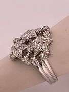 CERTIFIED BRAND NEW 18K WHITE GOLD DIAMOND RING