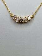 1.75ctw F, VVS1 lab grown diamond with 18" 14k gold pendent