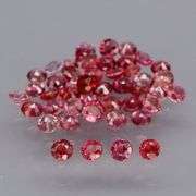 Untreated!!! Rose red!!! 3.50ct set of natural Sapphires!